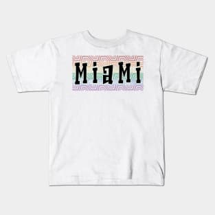 LGBTQ PATTERN AMERICA MIAMI Kids T-Shirt